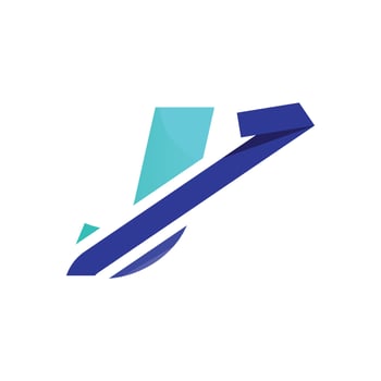 Alphabet J investment Logo vector