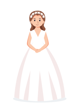 Bride wedding cartoon illustration png