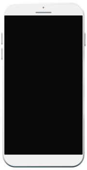 White Smartphone Isolated png