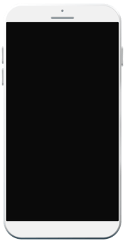 White Smartphone Isolated png