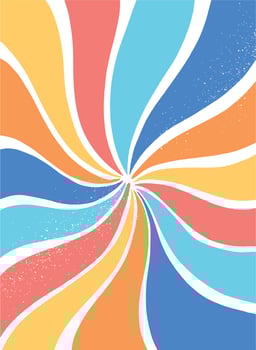 groovy wallpaper, background design for social media, templates, cards, posters, banners, etc. EPS 10 vector