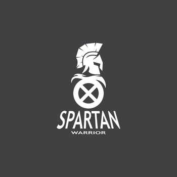 Spartan Logo Vector  Sparta Logo Vector  Spartan Helmet Logo Template  Icon Symbol