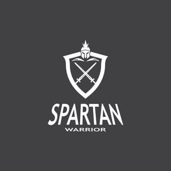 Spartan Logo Vector  Sparta Logo Vector  Spartan Helmet Logo Template  Icon Symbol