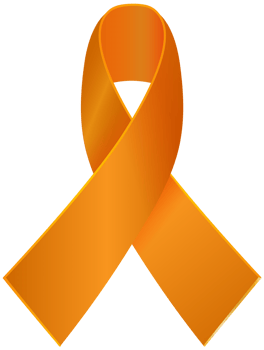 Orange Awareness Ribbon png
