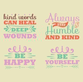 Kindness quotes  t-shirt design vector