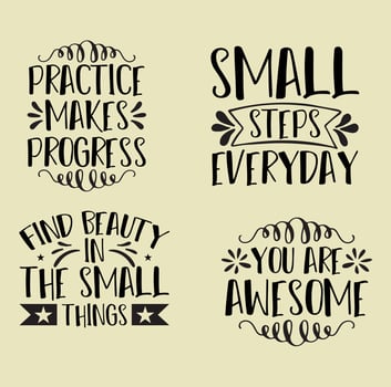 Positive quotes  t-shirt design vector