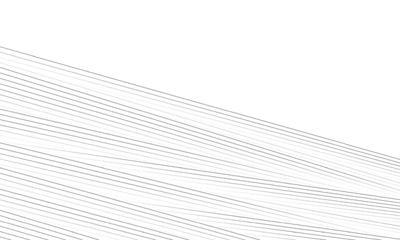Minimal black lines on white abstract background vector