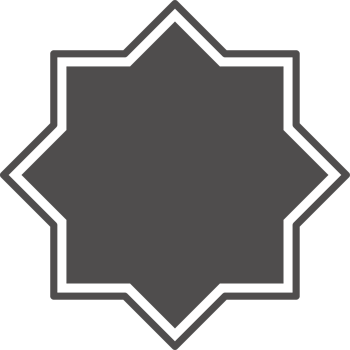 Arabic window and door. Silhouette of Islamic architecture element png