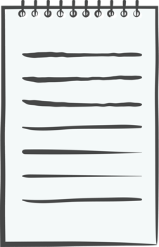 Checklist doodle. Hand drawn sketch style png