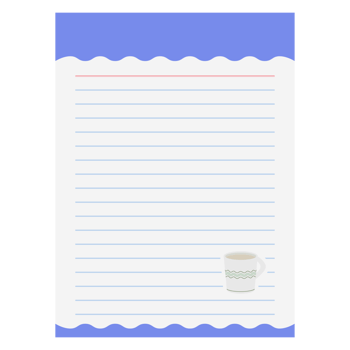 Paper Note Winter Hygge Cute classic themed cup png