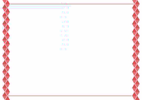 Frame or border. Red and pink color triangles with stripe line. Suitable for social media post and web internet ads. vector