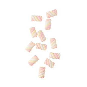 Falling marshmallow cutout, Png file