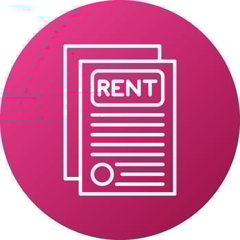 Rental Application Icon Style vector