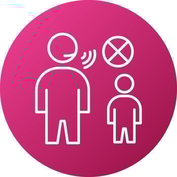 Childhood Abuse Icon Style vector