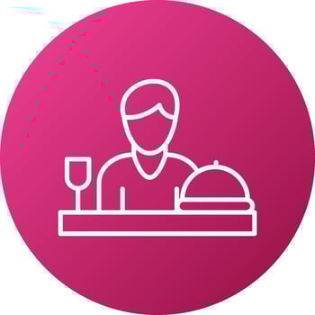 Binge Eating Icon Style vector