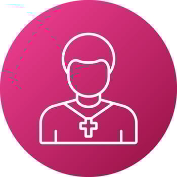 Priest Icon Style vector