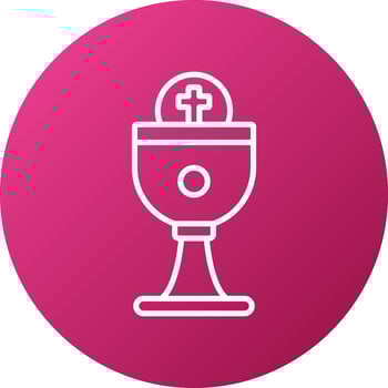 Eucharist Icon Style vector