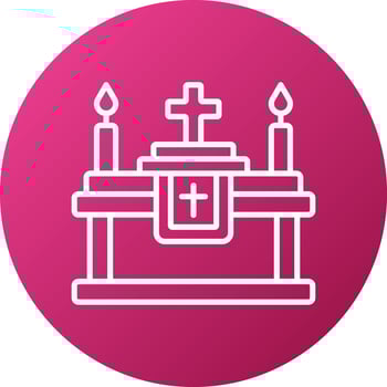 Altar Icon Style vector
