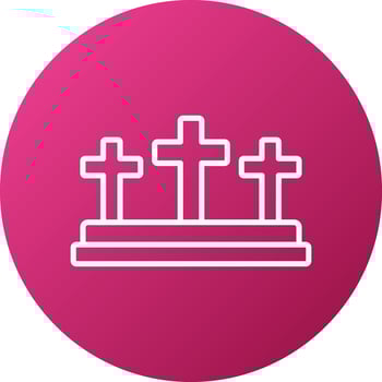Golgotha Icon Style vector