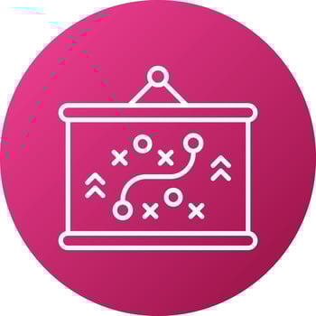 Tactics Icon Style vector