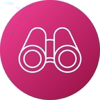 Binoculars Icon Style vector