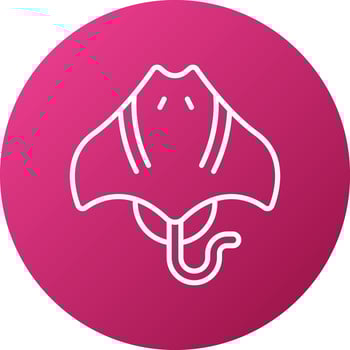 Stingray Icon Style vector