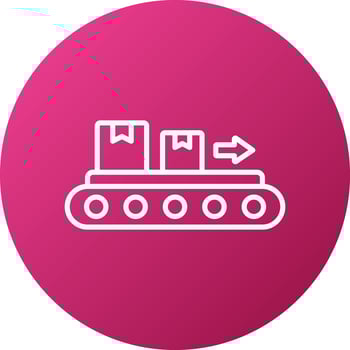 Conveyor Icon Style vector