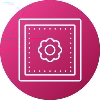 Painted Fabric Icon Style vector