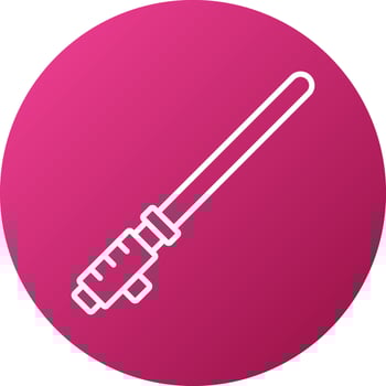 Light Saber Icon Style vector