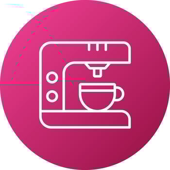 Coffee Maker Icon Style vector