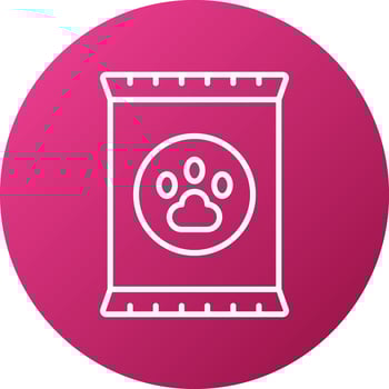 Pet Food Icon Style vector