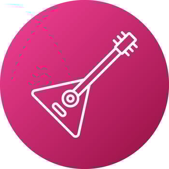 Balalaika Icon Style vector