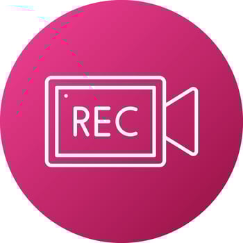 Recording Icon Style vector