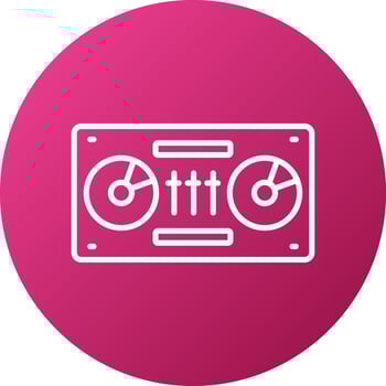 DJ Decks Icon Style vector