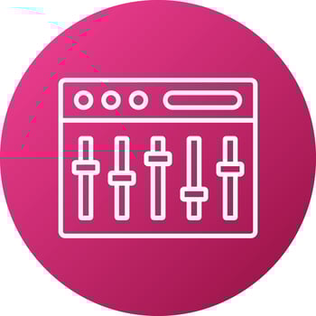 Mixer Icon Style vector