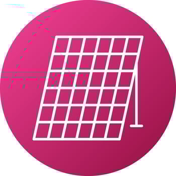Solar panel Icon Style vector