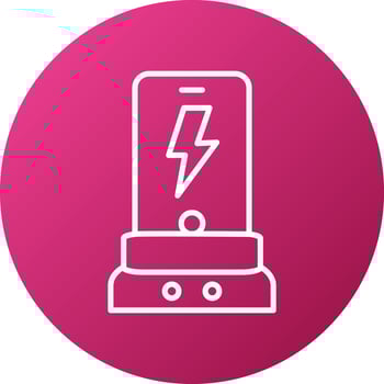 Phone Dock Icon Style vector