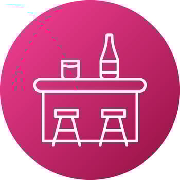 Bar Counter Icon Style vector