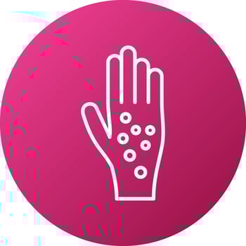 Rash Icon Style vector