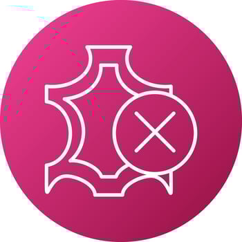 No Leather Icon Style vector