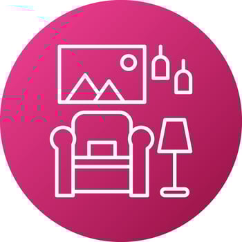 Interior Icon Style vector