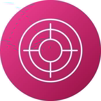 Target Icon Style vector