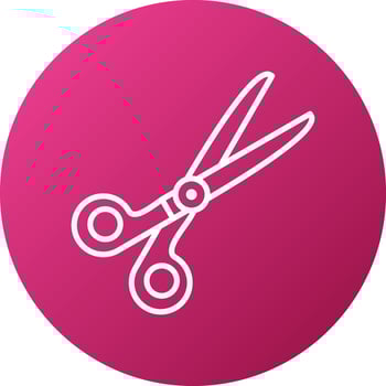 Scissor Icon Style vector
