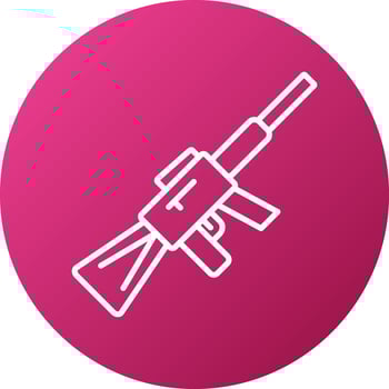 Rifle Icon Style vector