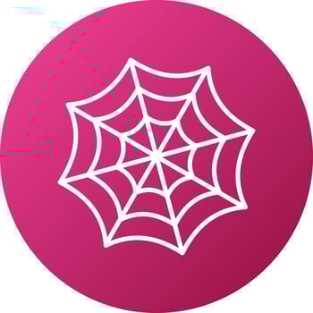 Spiderweb Icon Style vector