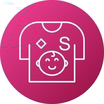 Small Shirt Icon Style vector
