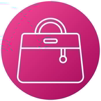 Handbag Icon Style vector