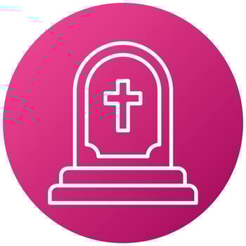 Tomb Icon Style vector