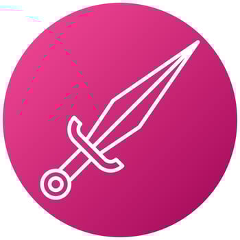 Dagger Icon Style vector