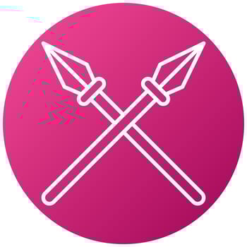 Spear Icon Style vector